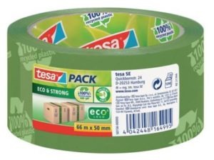 Tesa Eco&Strong Packaging Tape Green Printed 50mm x 66m
