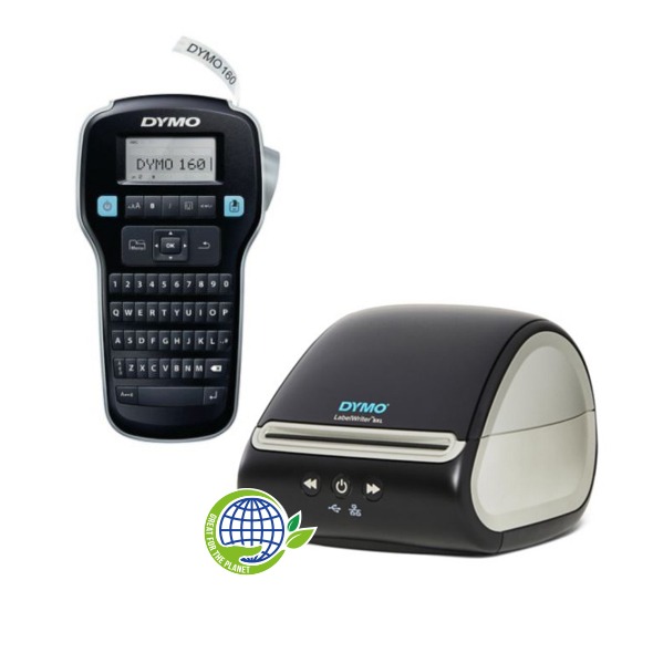 Dymo Label Printers featuring Lyreco's Great for the Planet Logos
