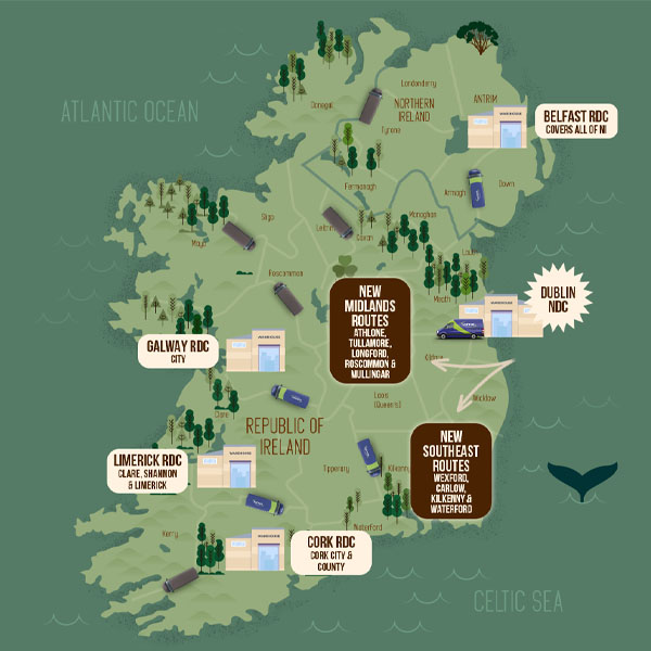 Our Ireland routes