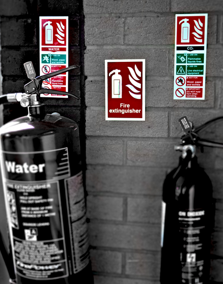 Fire Safety Signage (Red)