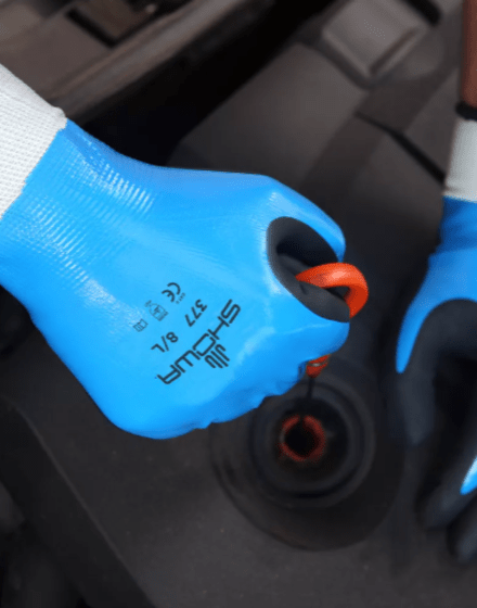 Double Dipped Nitrile Coated Mechanical Gloves