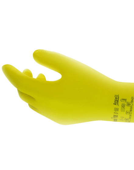 Latex Coated Chemical Gloves