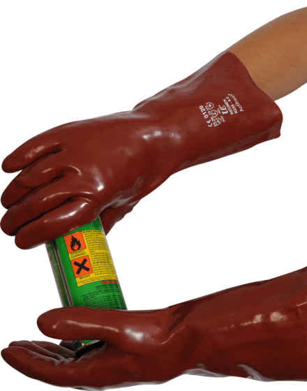 PVC Coated Chemical Gloves