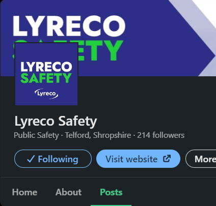 Follow Lyreco Safety on LinkedIn