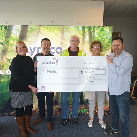 The Ireland Team fundraising for our Irish Charity Partner, Pieta