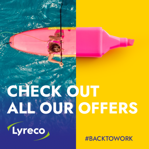 Shop exclusive Back to Work offers with Lyreco