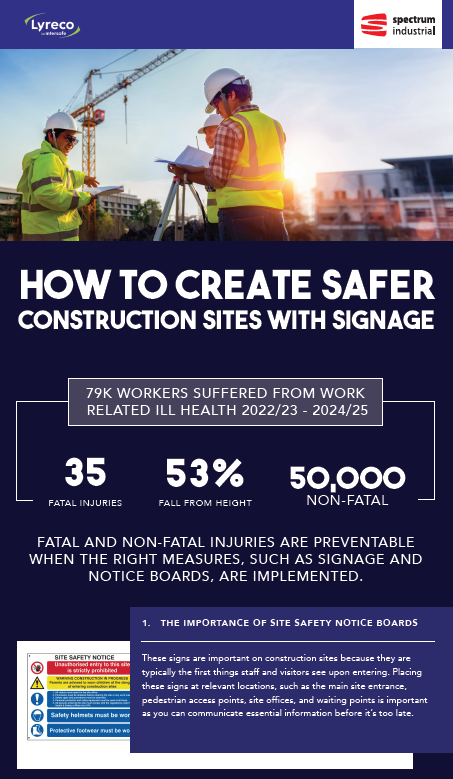 Safe Indesign Construction Images Guide to Construction Site Safety Signage | Lyreco Intersafe
